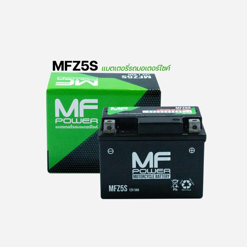 แบตเตอรี่มอเตอร์ไซค์ MFZ5S
